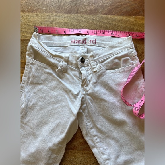 Long White Jeans | Kick & Flare | Size 1 - Picture 7 of 12